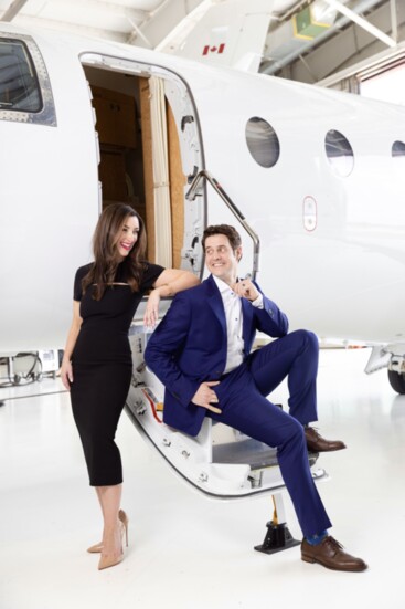 Andrew and Nicole Hopkinson, Owners, Hopkinson Luxury Aircraft Sales