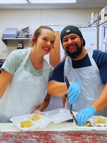 Volunteers at the Loveland Community Kitchen