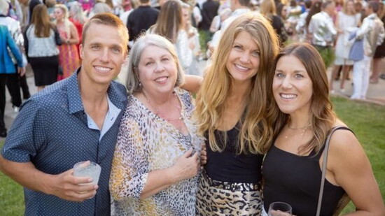 L-R: Kirk Mueller, Sharon Fritz, Charlotte Mueller, Courtney Douglass