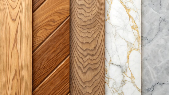 When it comes to materials, the options are almost without limits.