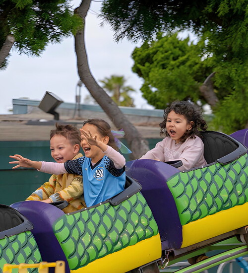 Unforgettable thrills aboard the Dragon Coaster.