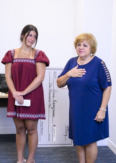 Lexi Karajman and her grandmother reflect on what Karajman’s double scholarship awards mean to their family.