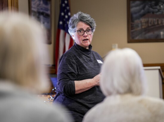 Genealogy expert Alysa Branham teaches beginning classes at the Watkins Museum of History. 