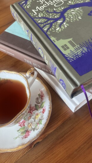 Tea and a good book! 