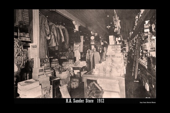 HA Sander General Store 1912