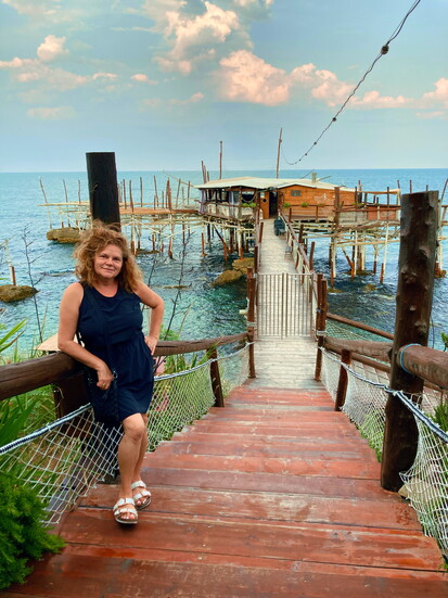 Filomena Dean in Abruzzo, Italy