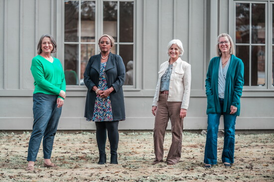 Faith Lenhart, Salaam Green, Mary Bea Sullivan, and Jessica Garrison 