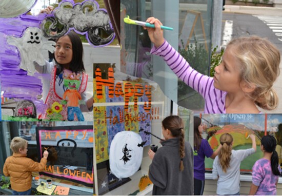 Window paiting contest.