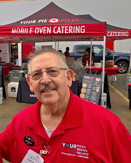 Owner and pizza master, Bob Rosato