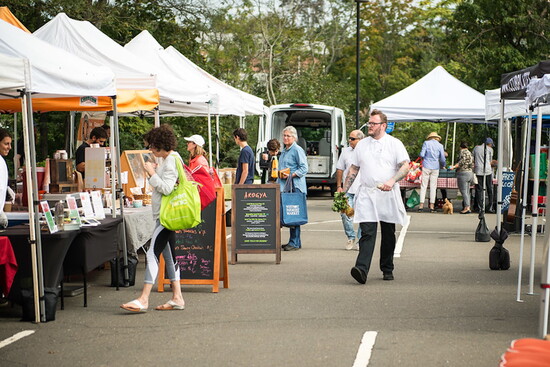 The Westport Farmers' Market. Photo by TK. 
