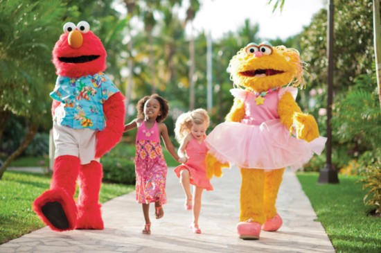 The resort has Sesame Street characters on site. Guests can even sign up for a character breakfast and/or a nighttime tuck-in with their favorite character(s).