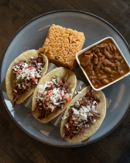 Brisket Taco Plate