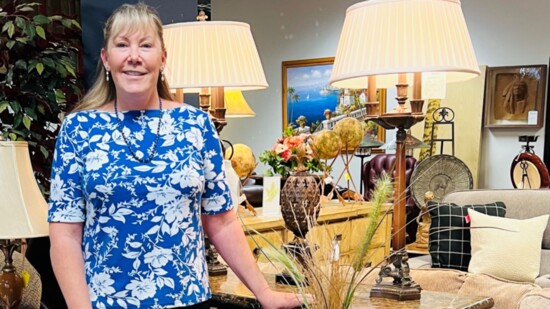 Jackie Zaph welcomes shoppers to Red Cliffs Consignment