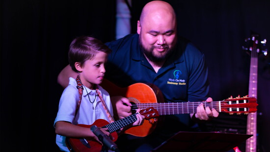 Ukelele and Guitar