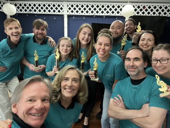M.O.M. teachers and staff at the Better Brain Sonata Fest music competition