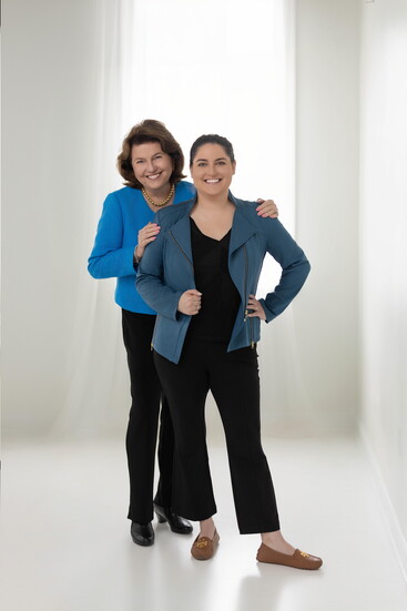 Jane Abraham and her daughter, Betsy.