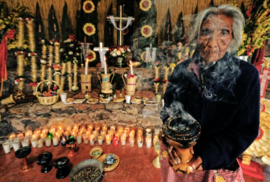 I wanted to capture the intensity of this Grandmother's blessing in San Miguel.