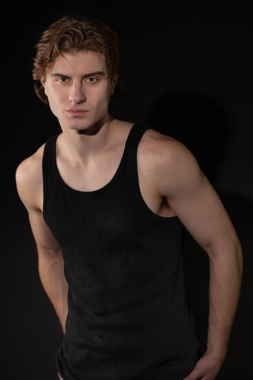Avery has amazing facial features. I used a lighting technique that highlighted those features and his great body as well.