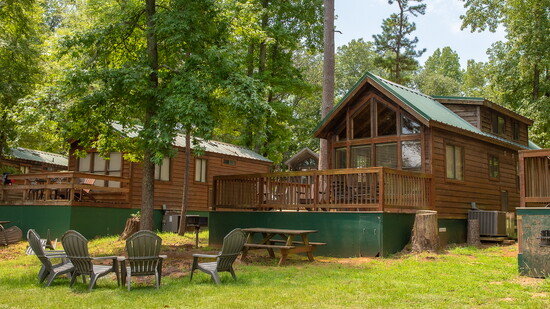 A Jellystone cabin.