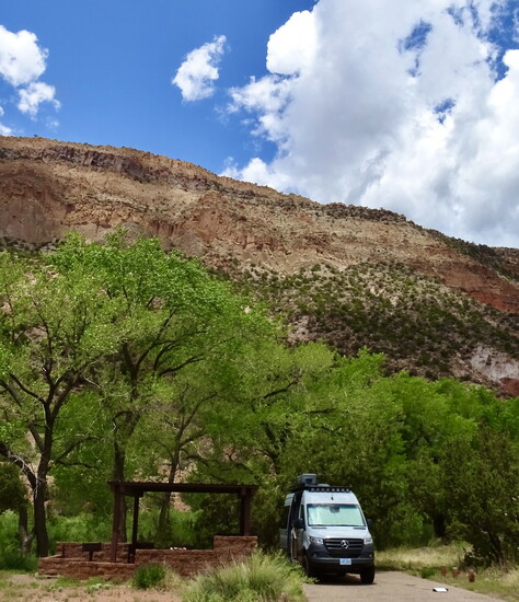 RV camping along route 4