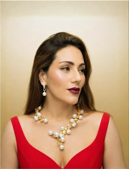 Memorable fresh water pearl necklace