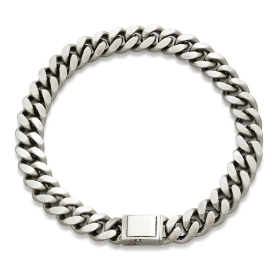 Sterling Silver Cuban Link Bracelet, $325. 