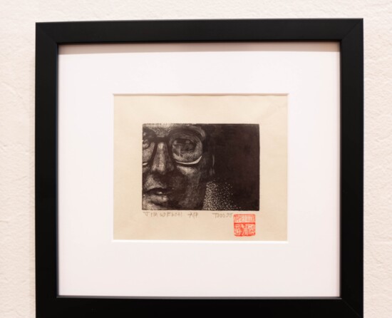 James Welch, 1988 /  Woodcut print on paper