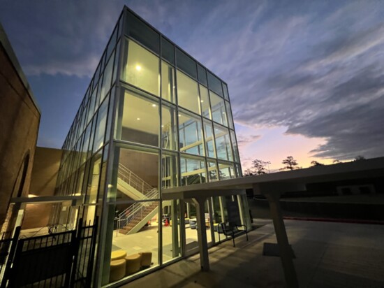 Sunrise at the Fifth Grade Center building of The John Cooper School. 