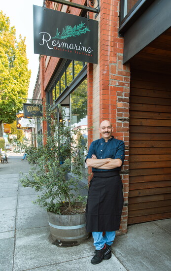 Dario Pisoni, owner of Rosmarino