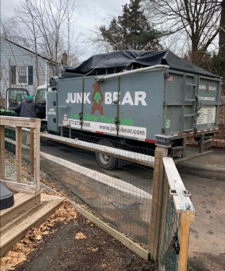 A recent clean up project for Junk Bear.