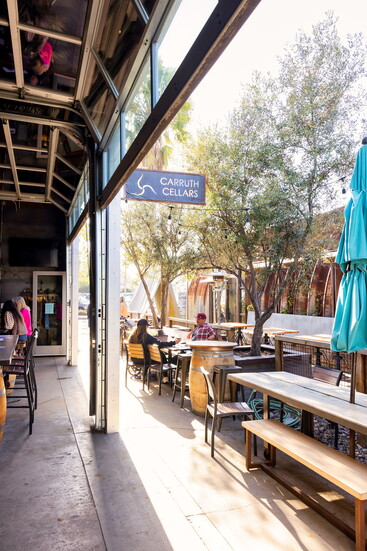 Try a wine flight at Carruth Cellars. Photo by Jenna Alcala