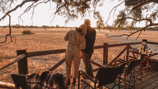 "The Dove's Nest"—a treehouse hideaway at "The Hide Safari Camp" where guests can spend a night immersed in nature.