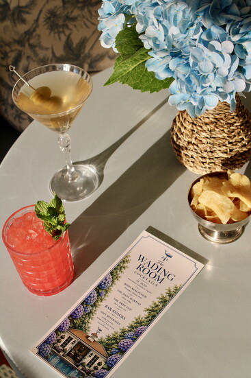 A cocktail party hosted by Dan.