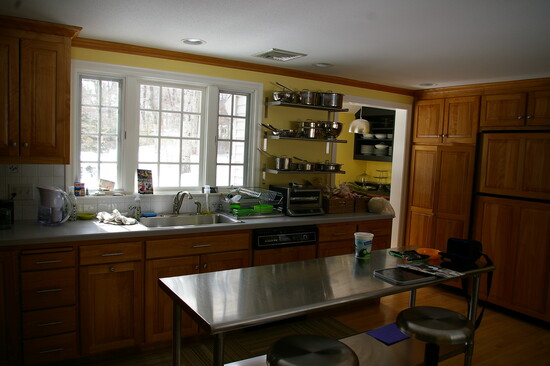 The kitchen before.