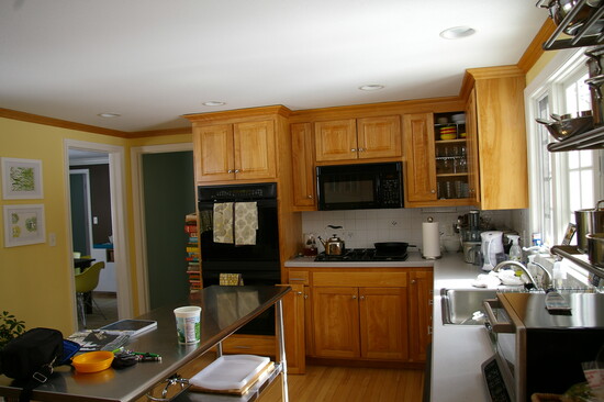 The kitchen before.