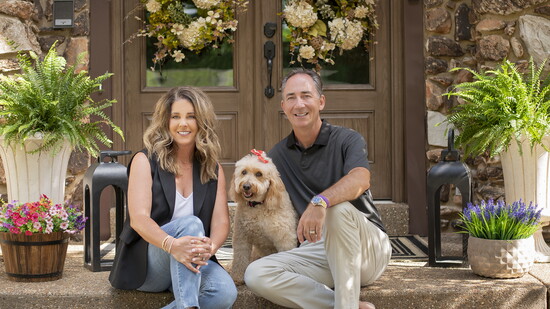 Founders Kari and Scott Montgomery with 