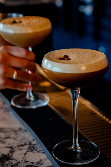The Pumpkin Spice Espresso Martini is a guest favorite.