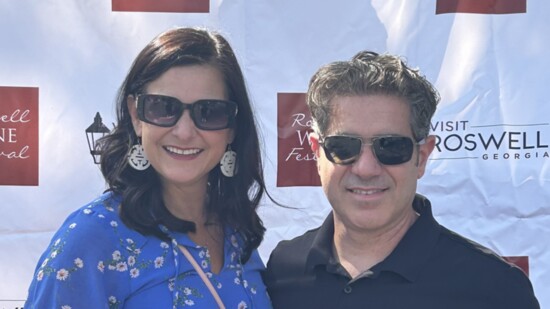 Katrina Loncaric and her husband, Takis Chliaras