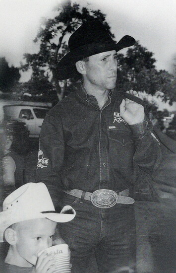 PRCA Hall of Famer and World Champion, Robert Etbauer, with his son Shade
