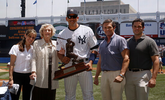 Awarding Babe Ruth Home Run Award 2008