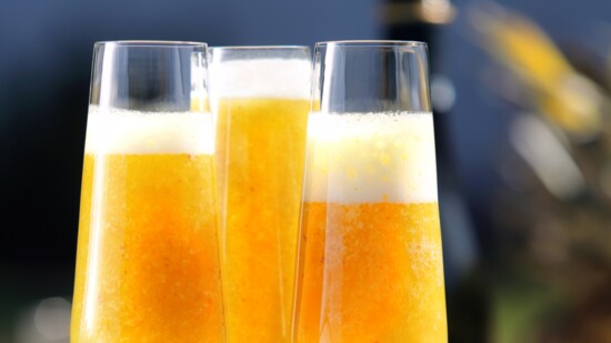 Keeping Your Cool With A Peach Bellini