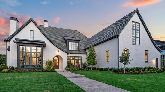 "The English." Nick built this home last year to raise money for St. Jude.