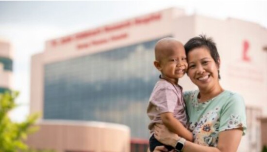 St. Jude patient Lucas and his Mom