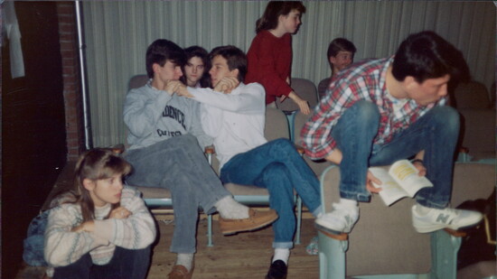 Her high school friends.