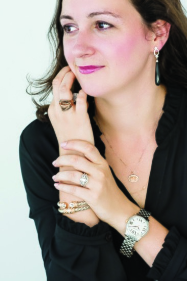 Katie Ketterman Cockerill specializes in custom jewelry design and production.