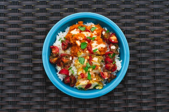 Sweet and Spicy Chicken Rice Bowl