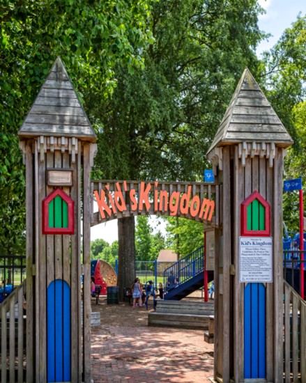 Kid's Kingdom was rebuilt in 2011 from funds donated by music superstar Taylor Swift.