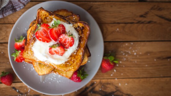 Cream Cheese and Strawberry Stuffed French Toast