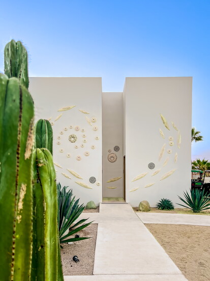 One of the many environmentally sensitive passageways connecting the resort's wonderous landscapes