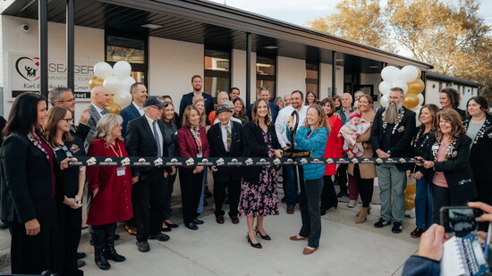 Ribbon cutting ceremony for the new Seager Clinic, 2025